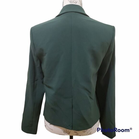 L'Agence Women's Size 2 Forest Green Blazer - Picture 4 of 4
